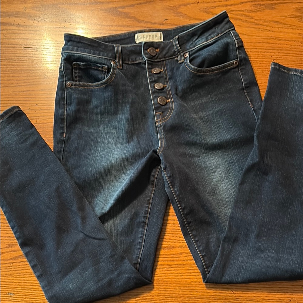 Women's Dark Blue Jeans